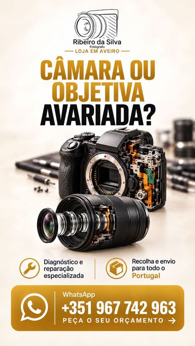 Reparação de máquinas fotográficas em Portugal