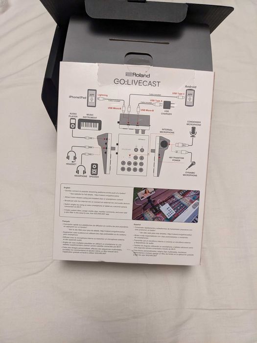 Roland GO:LIVECAST потоковое вещание на базе смартфона/планшета