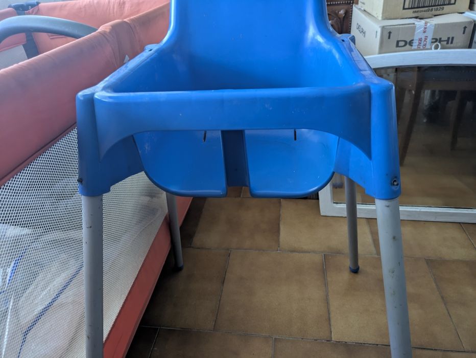 cadeira papa / refeição, Ikea, azul
