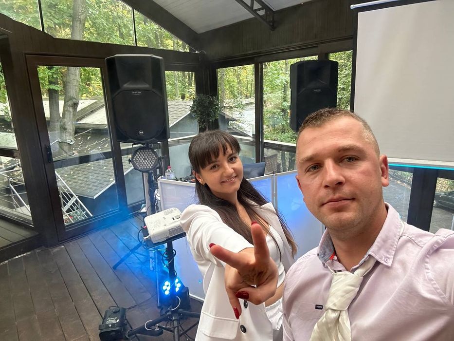 Ведуча музика dj на весілля свято корпоратив