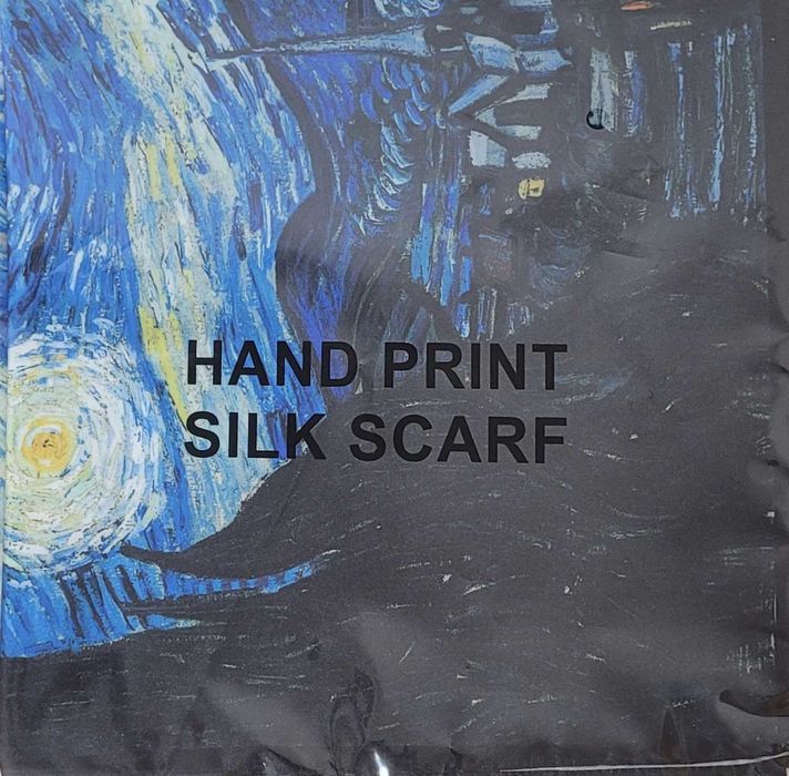 Apaszka Vincent van Gogh Gwiaździsta noc 55x55cm