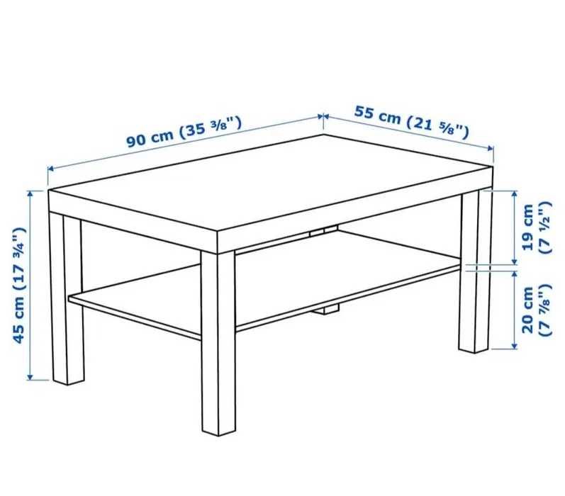 Mesa de cento Lack Ikea