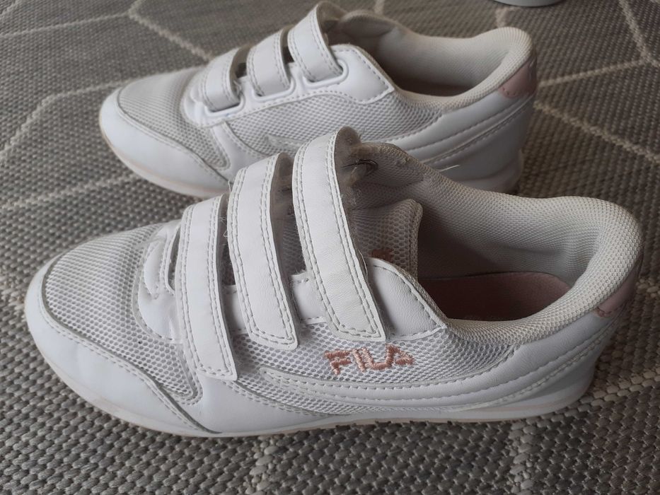 buty Fila rozmiar 35 Orbit M Velcro White-Peach Whip