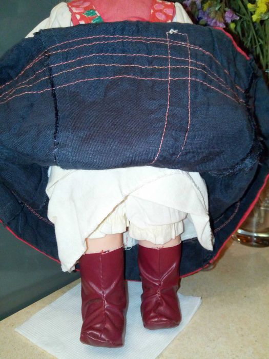 Кукла СССР Катруся, паричковая (рост 35 см.)