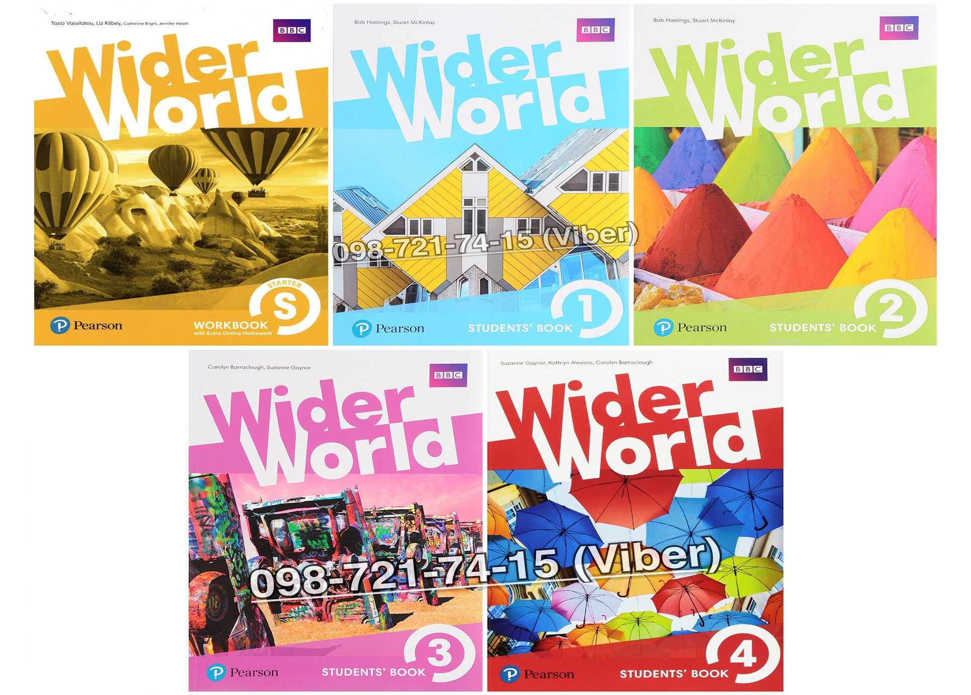 Wider World. Уровни: Starter,1,2,3,4. Учебник + Тетрадь + Аудио: 520 ...