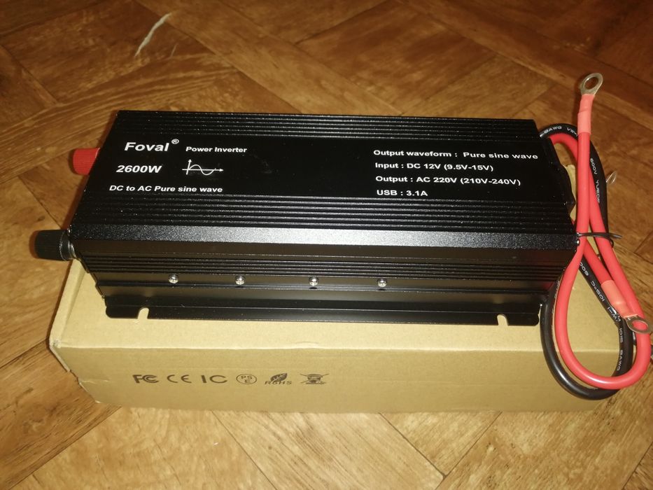 Инвертор FOVAL, преобразователь напряжения 12 220, для котла