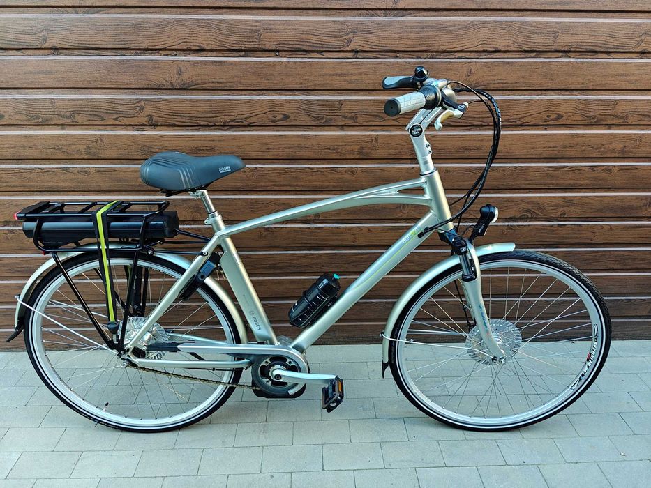 JESIENNA PROMOCJA CENOWA -200zł Rower holenderski elektryczny DUTCH ID Centralny napęd BOSCH 36V 11 ah 400 wh 2900 KM Jak nowy Męski