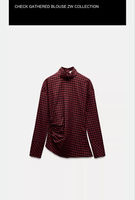 Сорочка  блуза Zara у клітинку