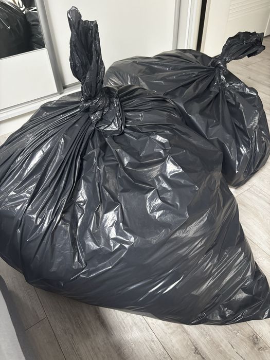 Dwa worki ubrań 120 l