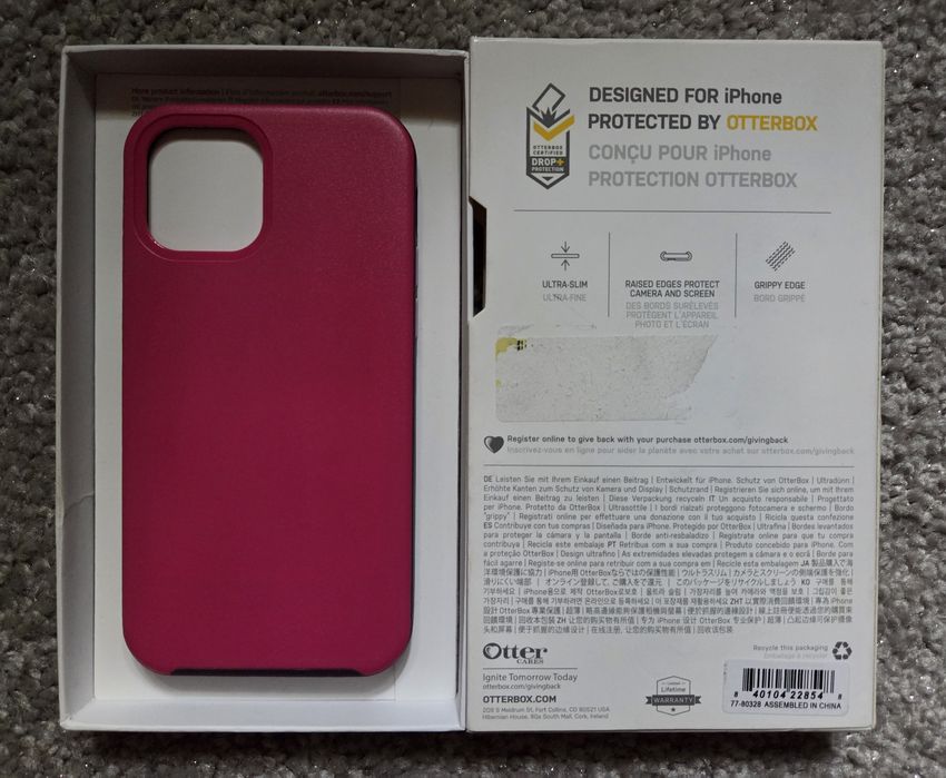 Etui Plecki OtterBox do Apple iPhone 12 / iPhone 12 Pro różowy
