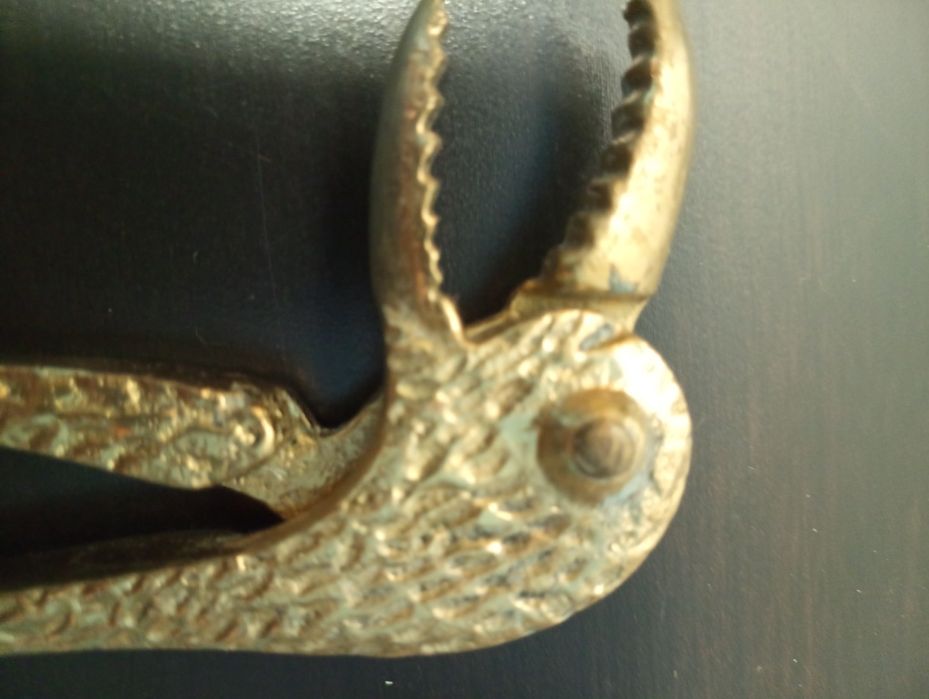 Quebra Nozes bronze de coleção - pássaro - vintage	meados sec xx