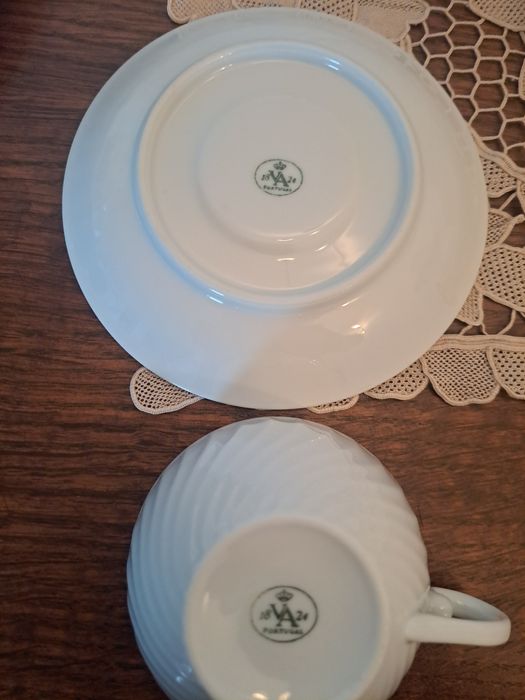 Servivo de cha em porcelana Vista Alegre