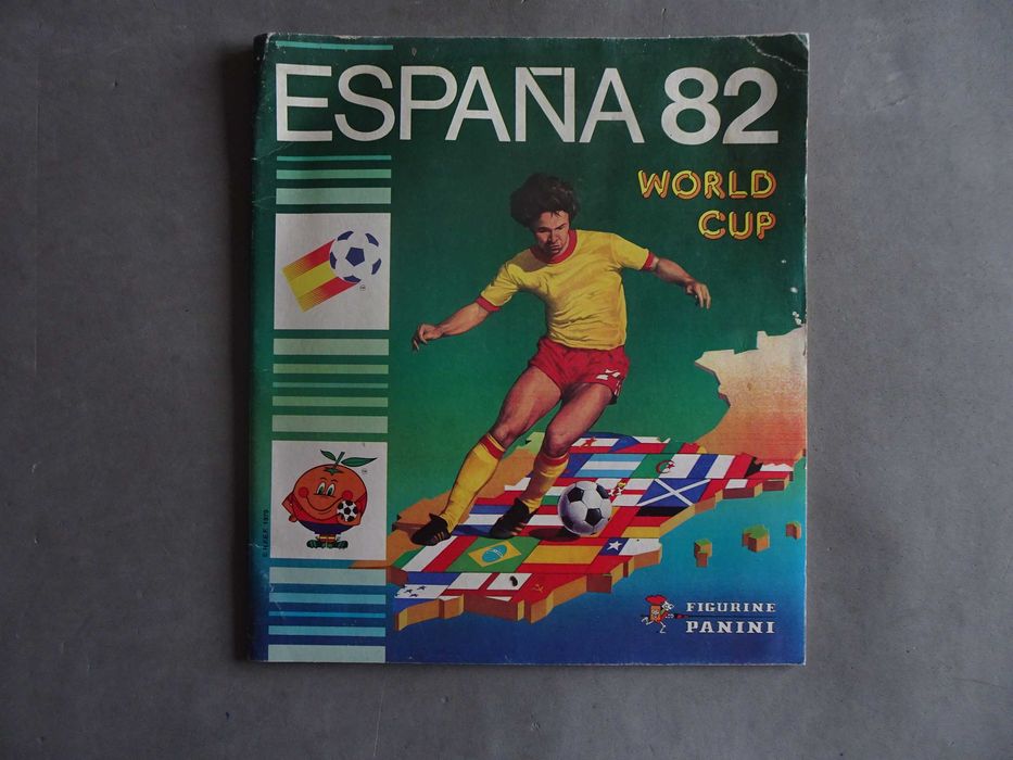 Caderneta de cromos vazia futebol Mundial de Espanha 1982 Panini