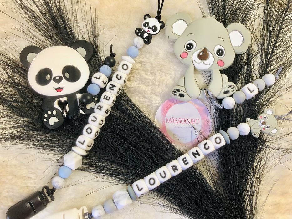 Prendedores de Silicone com Mordedor