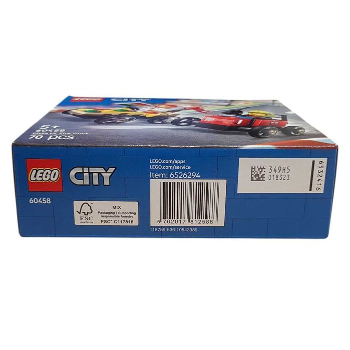 Klocki LEGO CITY 60458 Pizza Vs Fire Truck
