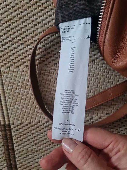 Skórzany plecak Liebeskind