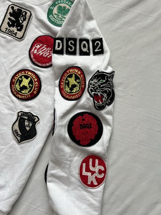 Свитшот DSQUARED2 Multi-Badge Patchwork