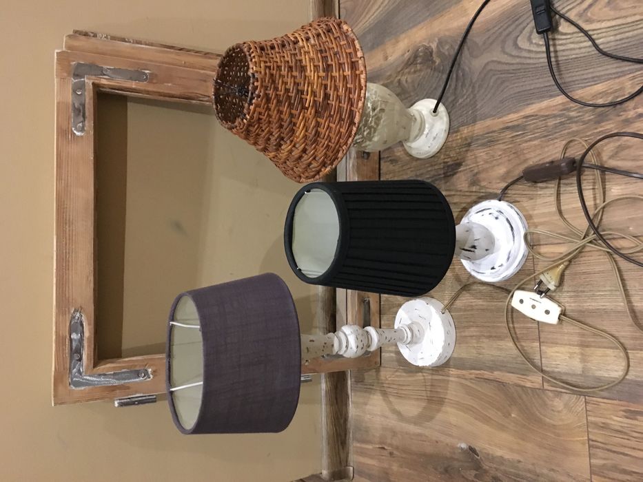 Lampa mosiezna miedziana Boho Art deco styl loft retro