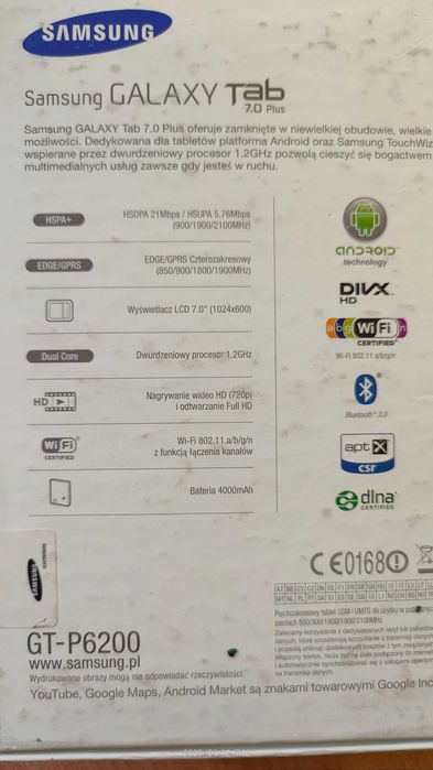 Планшет Samsung Galaxy Tab 7.0 Plus GT-P6200