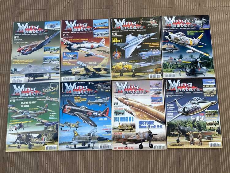 Lote Coleção Revistas Wings Master (Modelismo / Aviação) - Excelentes Condições