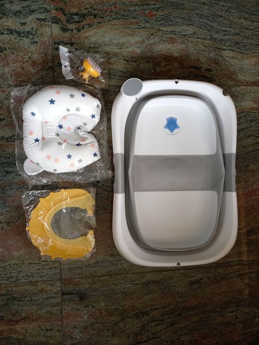 Banheira dobrável bebe 60x40cm