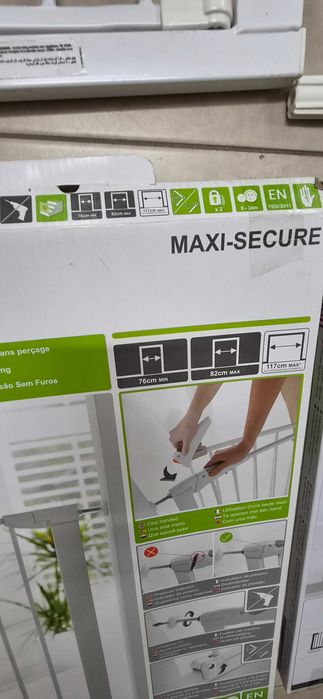 Grade / Barreira de segurança / protecção de crianças das escades ou portas e extensão