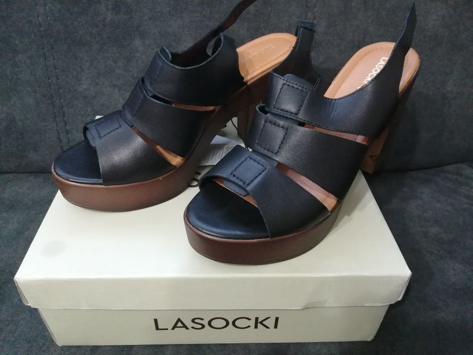 Buty damskie Lasocki-Bolonia rozm. 41, czarne.