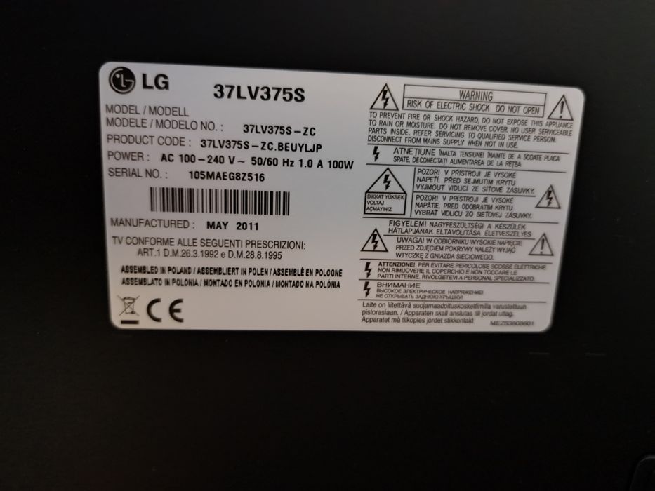 Televisor LG 94 cm