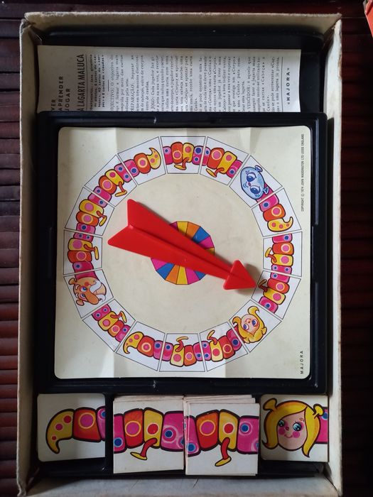 Jogo tabuleiro Lagarta Maluca Majora