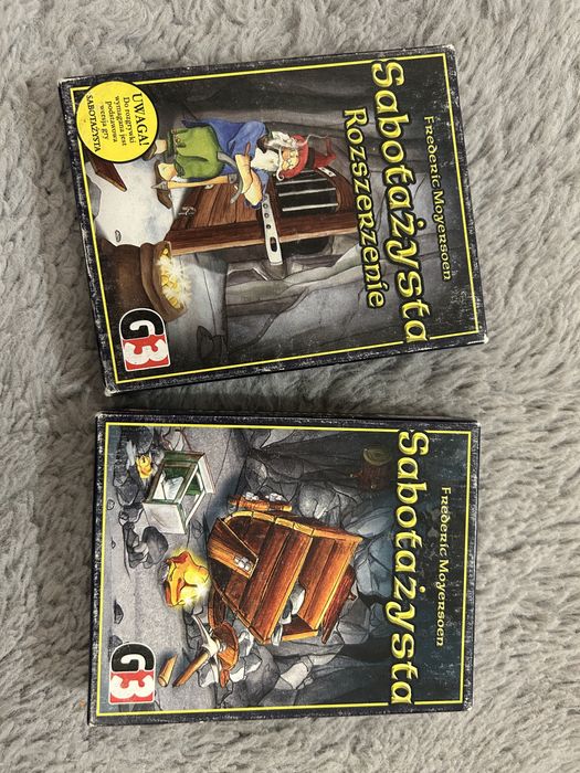 Gra karciana Sabotarzysta + Rozszerzenie, kompletna