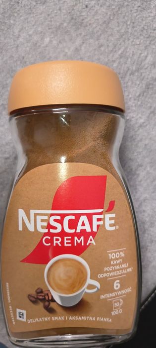 Kawa  Nescafe Crema  15 szt słoik 100g