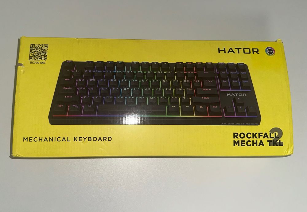 клавіатура hator rockfall mecha tkl 2