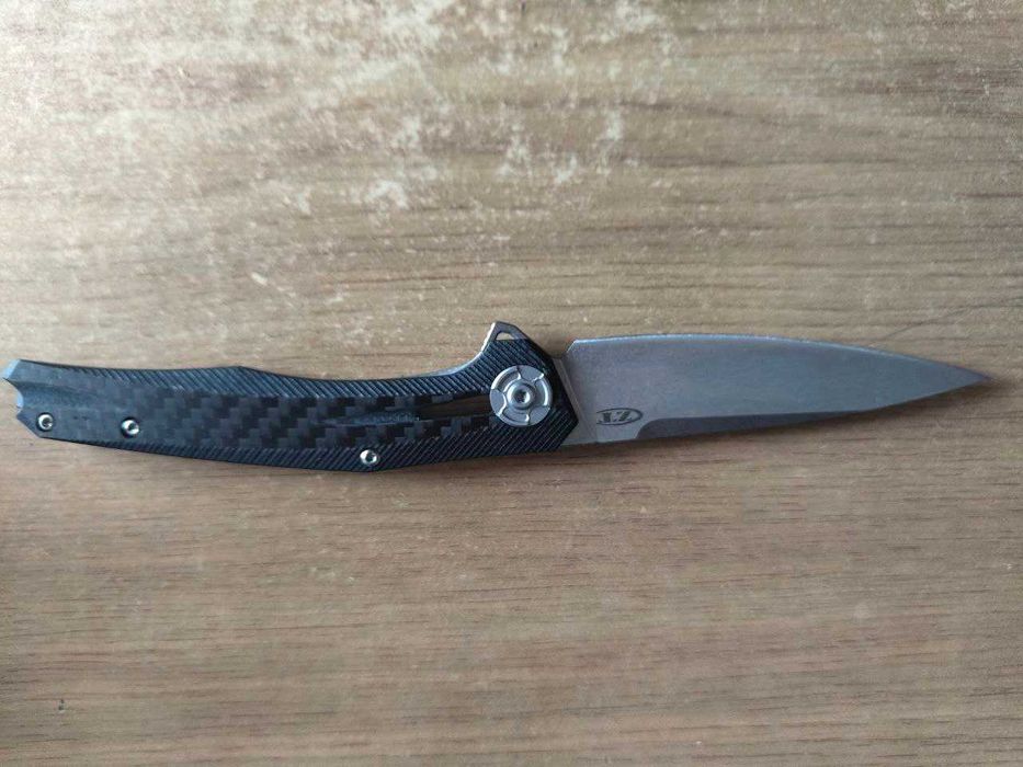 Брелок компактний EDC фліппер складень Zero Tolerance 0707 CF Carbon
