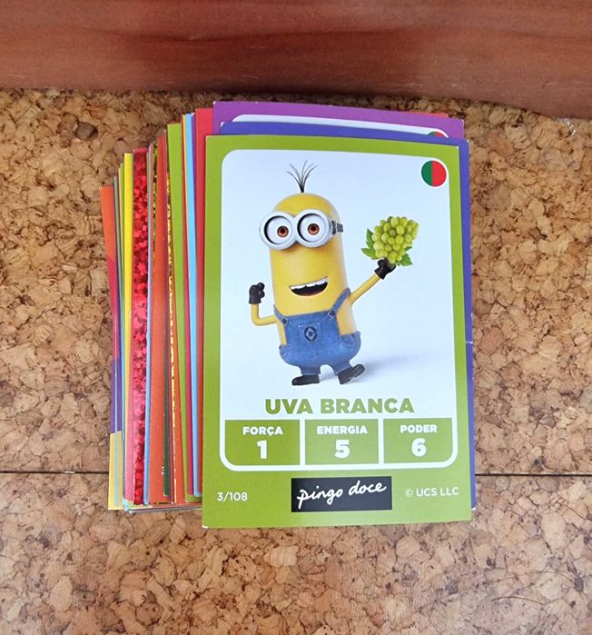 Lote de Cartas Minions Frumania Pingo Doce