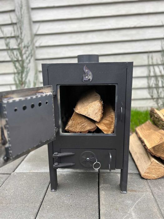 Буржуйка Піч з конвекцією пічка 5мм метал обігрів 40м2 печка Виробник