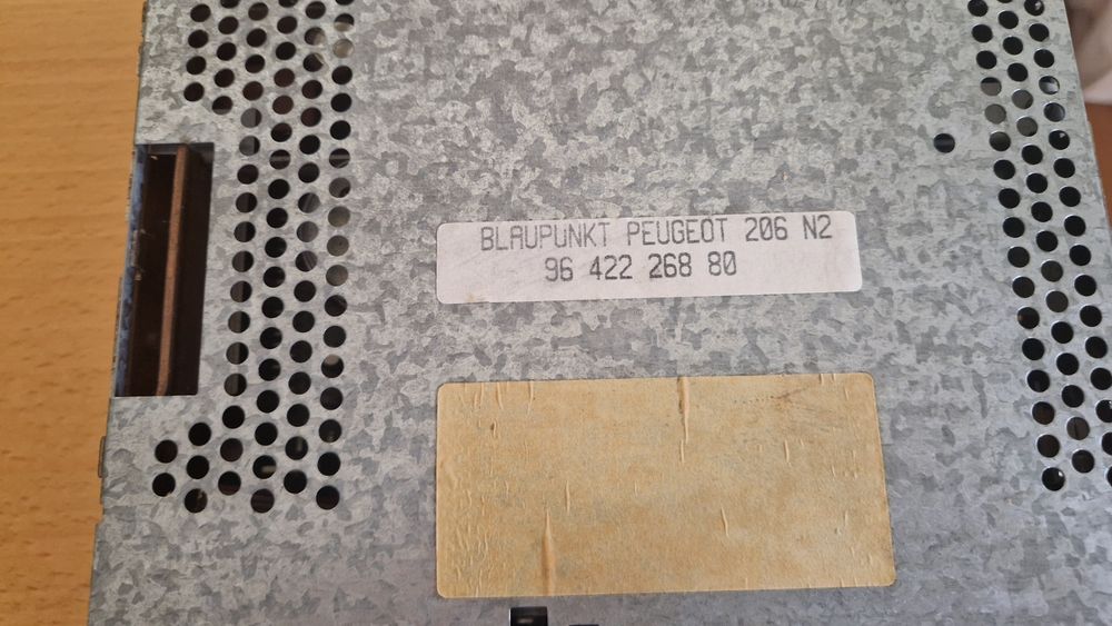 Auto radio Blaupunkt Peugeot 206