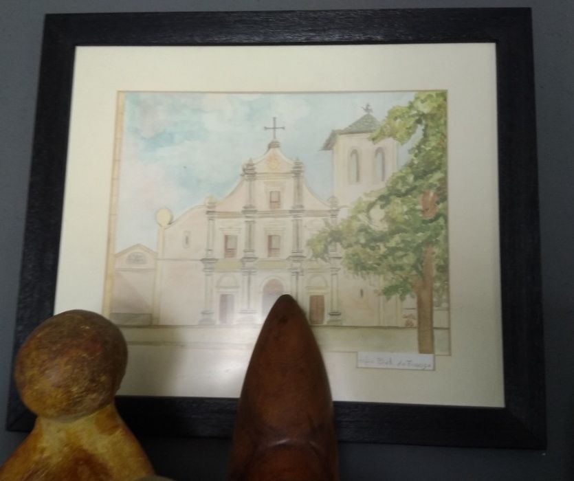 Serigrafias assinadas por Sofia Pinto da França – Monumentos de Angola