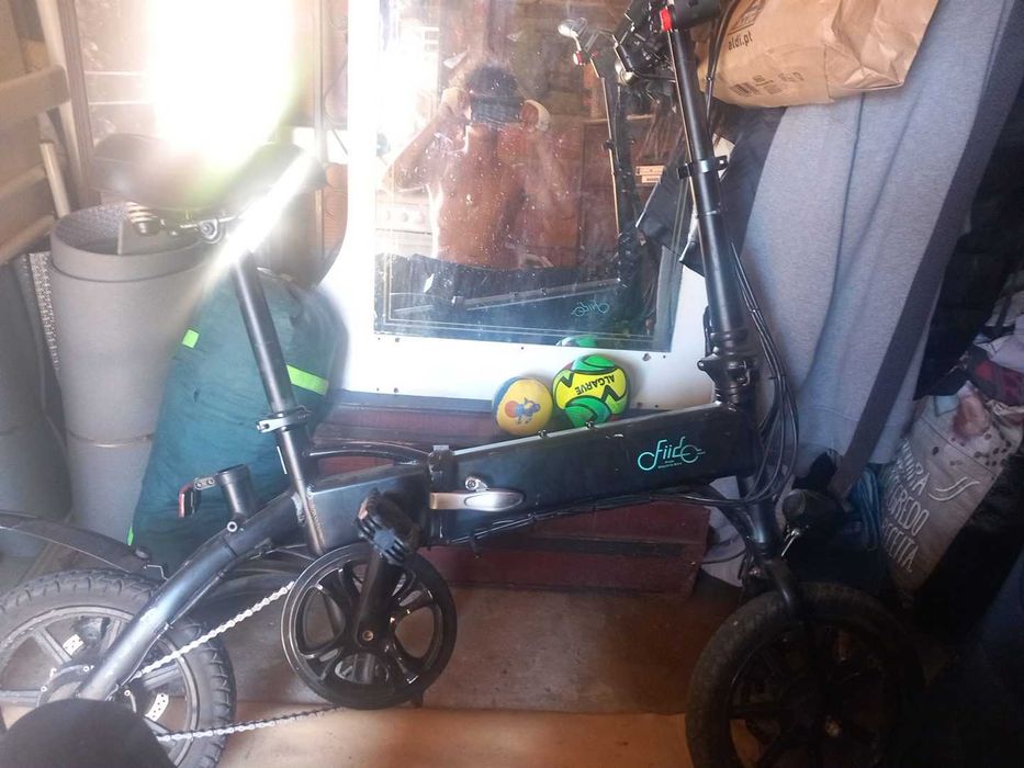 Fiido D1 Bicicleta Elétrica Dobrável em Bom Estado
