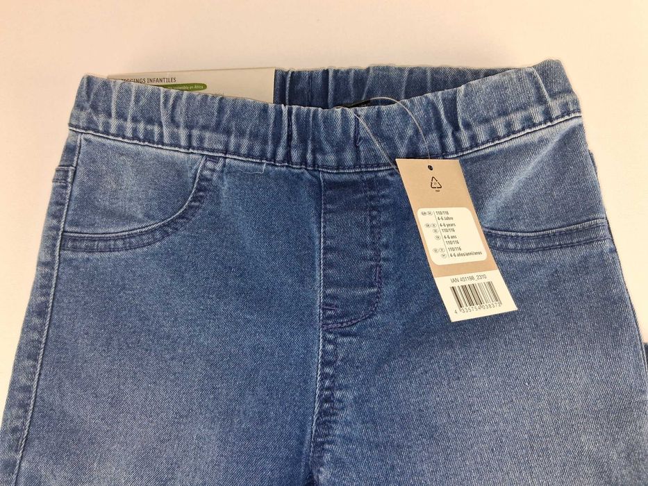 A288 Jeggings Dziecięcy Lupilu Niebieski Elastyczny Wygodny Roz110/116