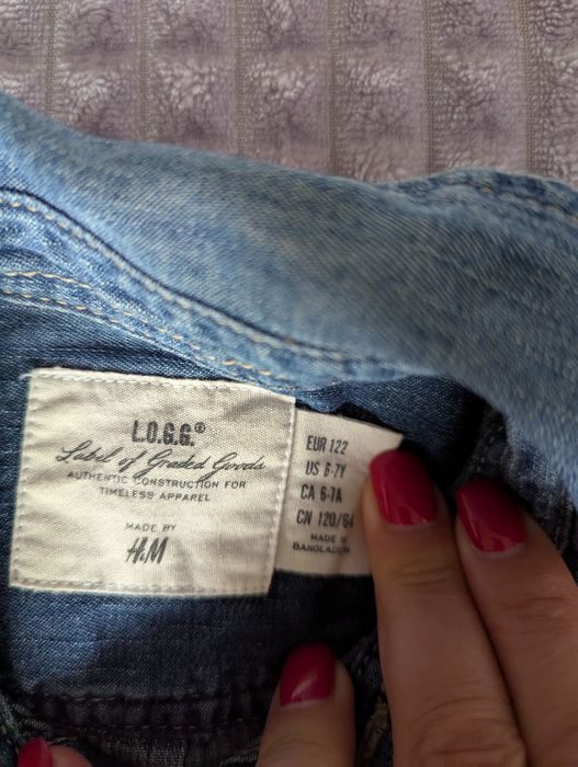 H&M  плаття туніка сорочка сукня 6-7 років