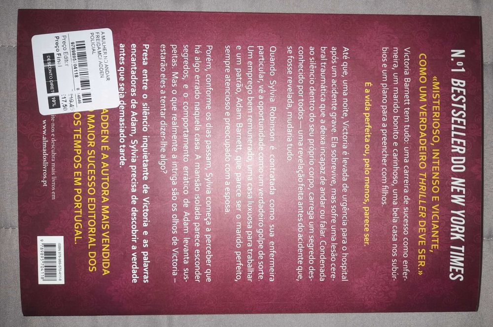 A Mulher No Andar De Cima - Freida McFadden