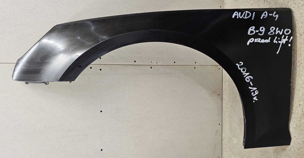 Audi A4 B9 8W0 błotnik przód przedni lewy 16-19r. przed liftingiem