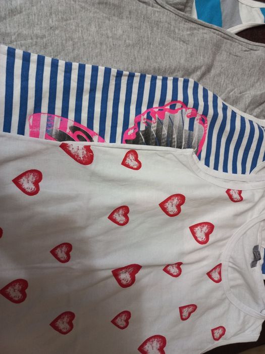 Bluzki na szelkach damskie 5szt r.S