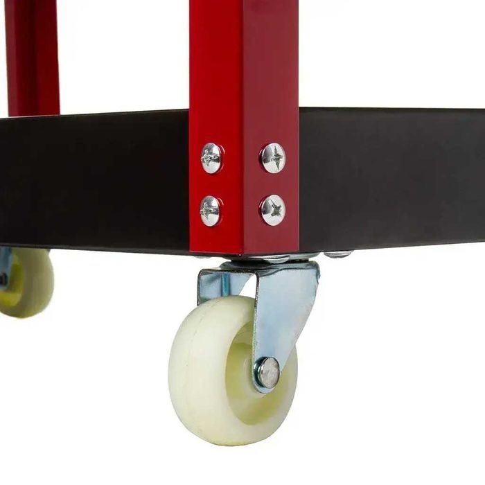 Мобільний сталевий візок 3 полки Тележка для инструментов на колесах