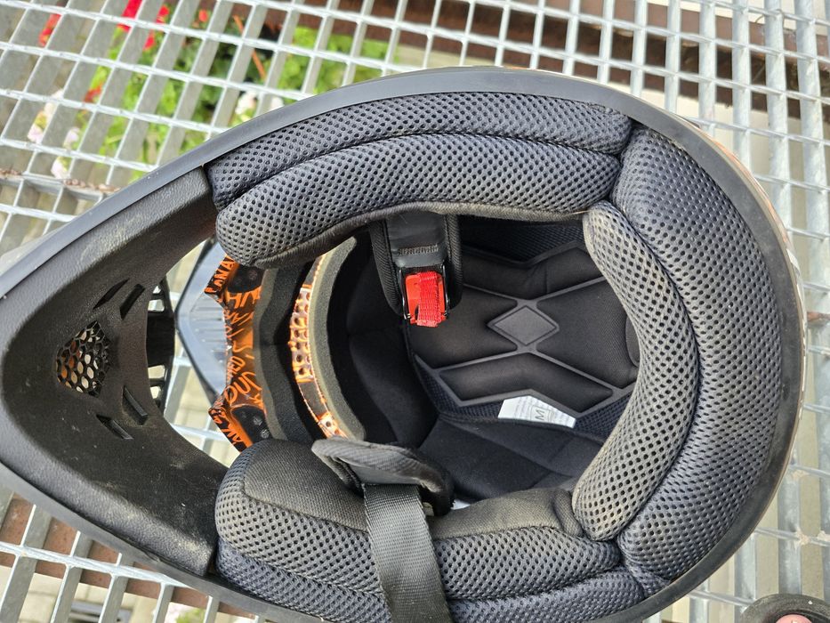 Kask cross +gogle KXD-PRO rozmiar M