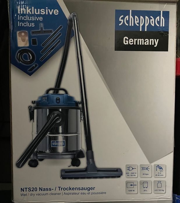 Odkurzacz przemysłowy Scheppach NTS20 1200 W 20 l
