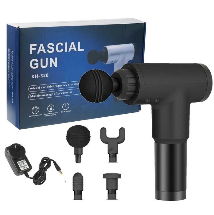 Портативный ручной МАССАЖЕР!  Ударный и на аккумуляторе до 6 часов!