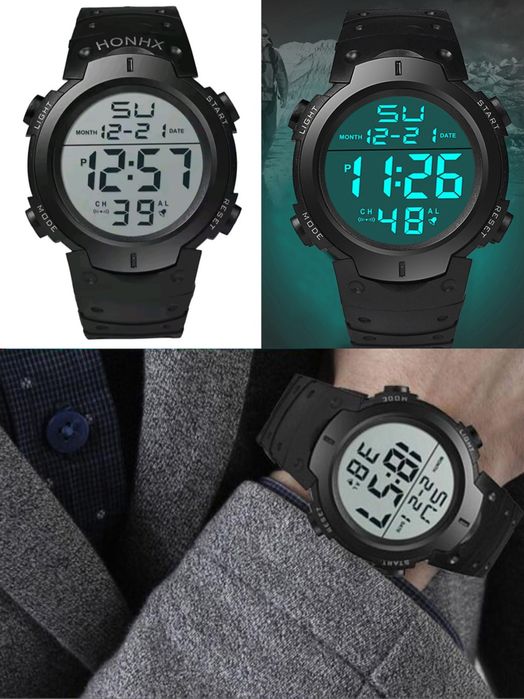 Часы мужские тактические спортивные военные водонепроницаемые