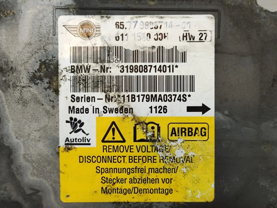 Centralina de airbag original Mini Countryman Cooper S R60