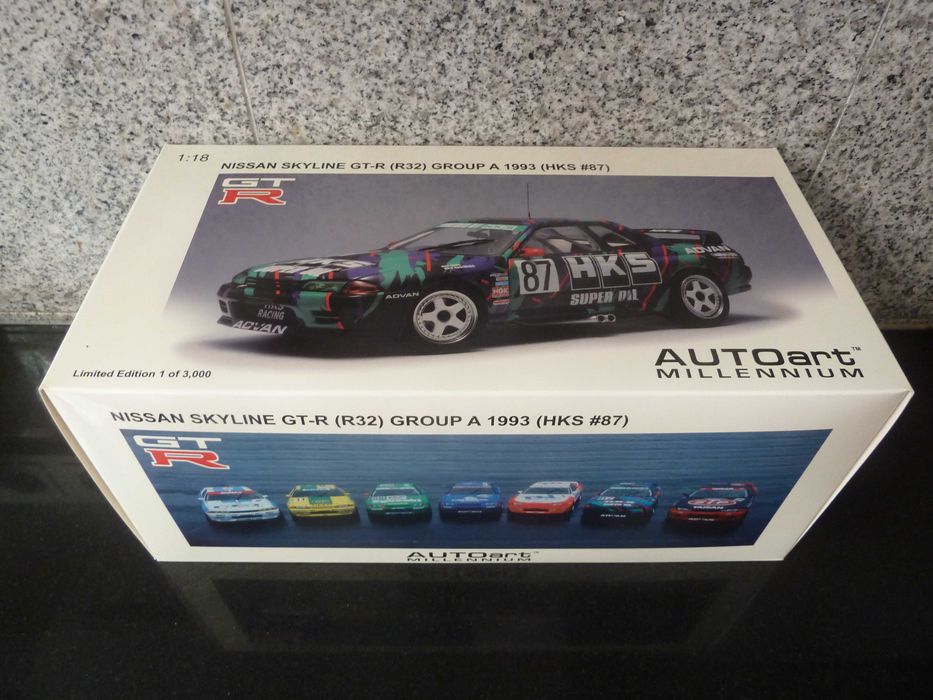 1:18 AutoArt, Nissan Skyline GT-R (R32), Group A 1993, HKS, Minichamps